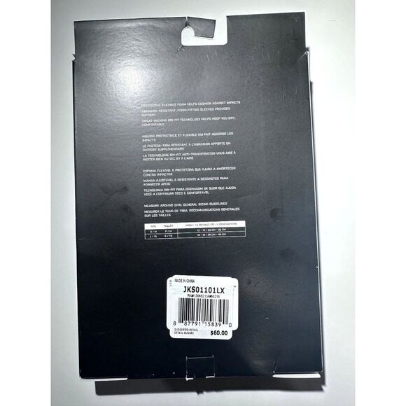 Nike Jordan Pro Hyperstrong Padded Shin Sleeves Basketball White Size L/XL NEW - Picture 4 of 6